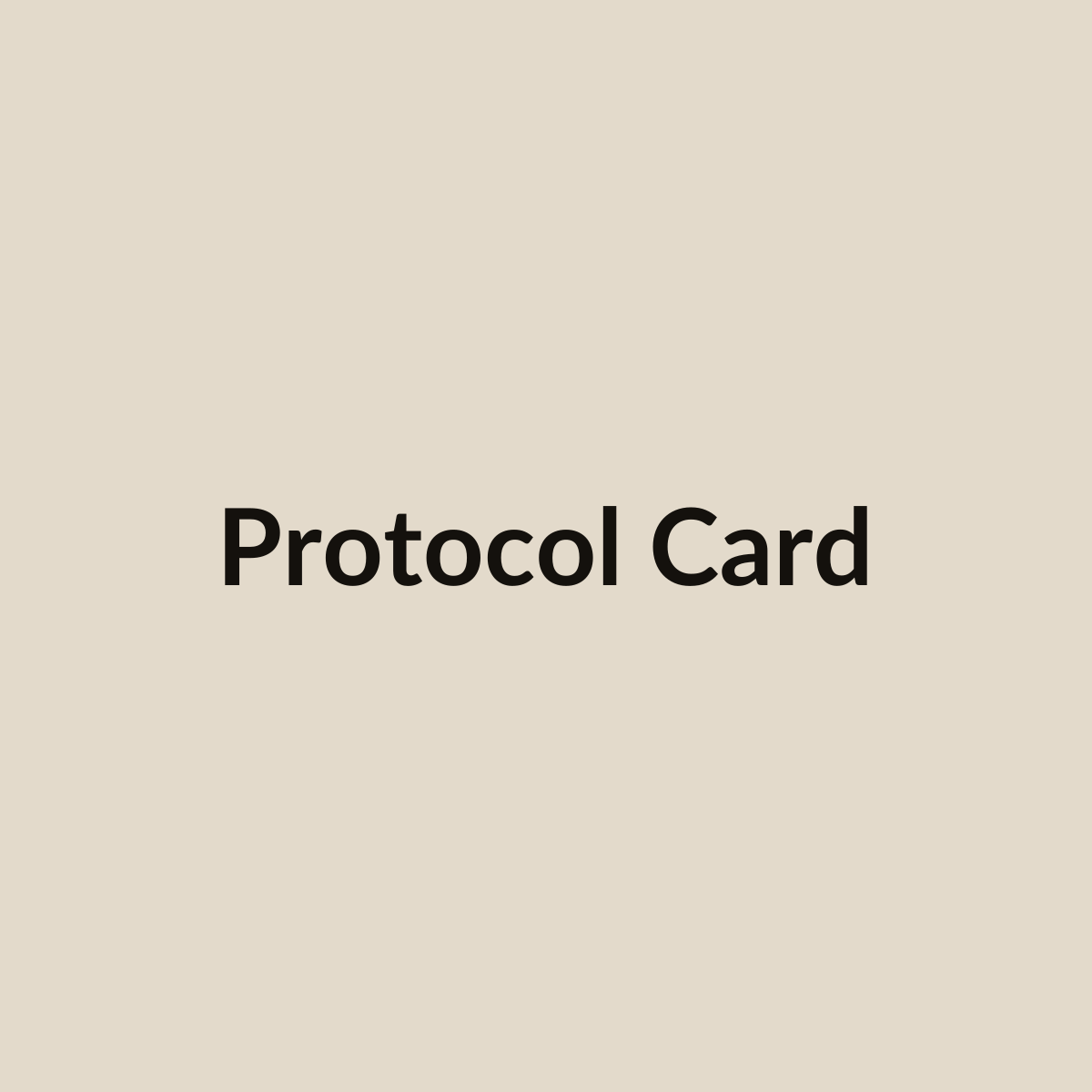 Printed 5-Steep Protocol brewing card (placeholder)