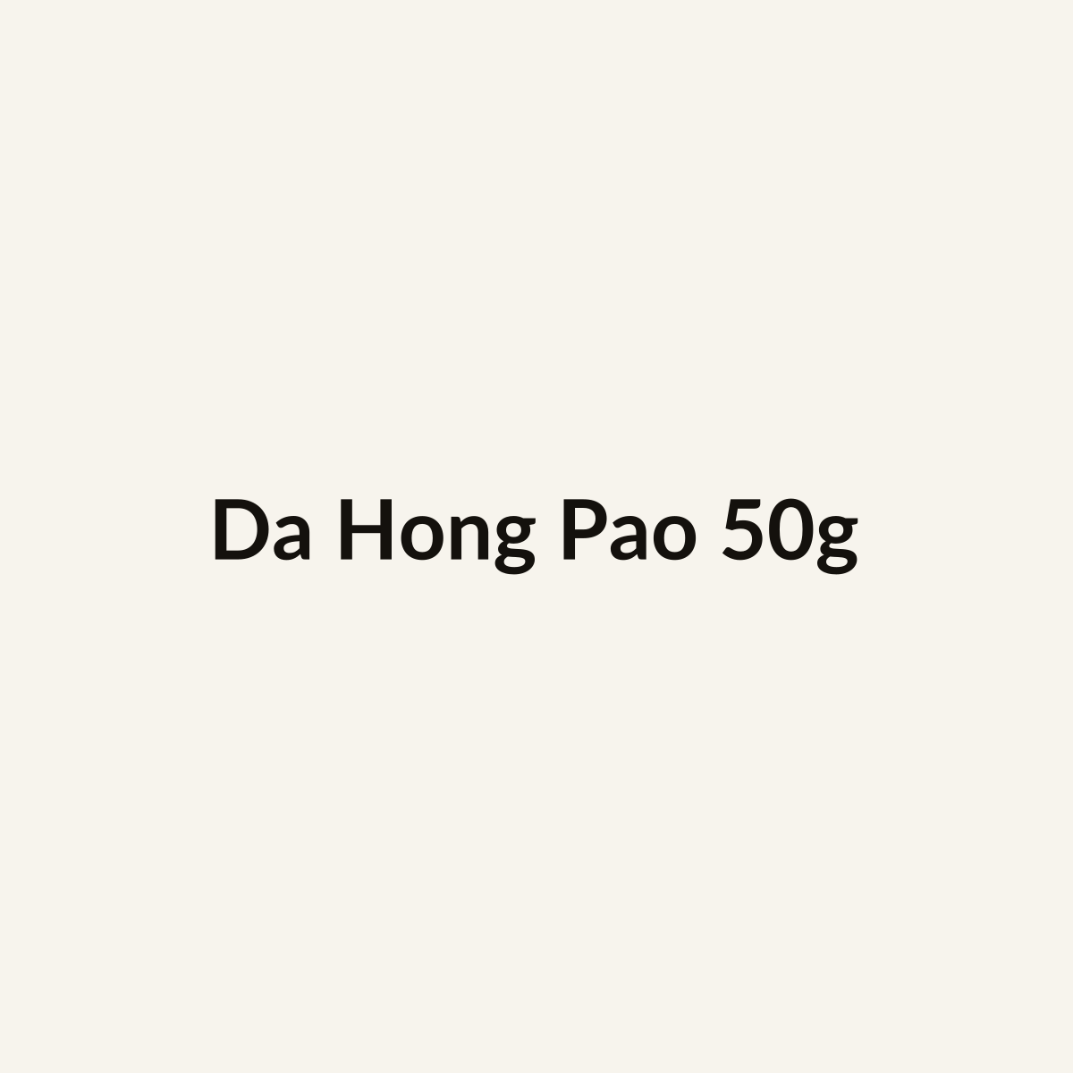 Da Hong Pao 50g single tin (placeholder)