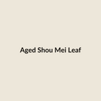 Aged Shou Mei white tea leaf (placeholder)