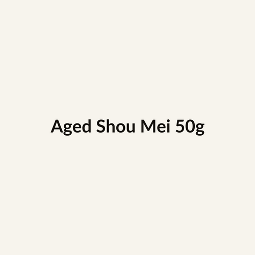Aged Shou Mei 50g single tin (placeholder)