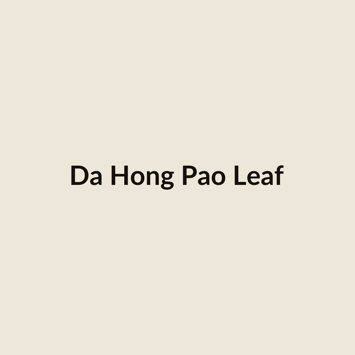Da Hong Pao Wuyi rock oolong leaf (placeholder)