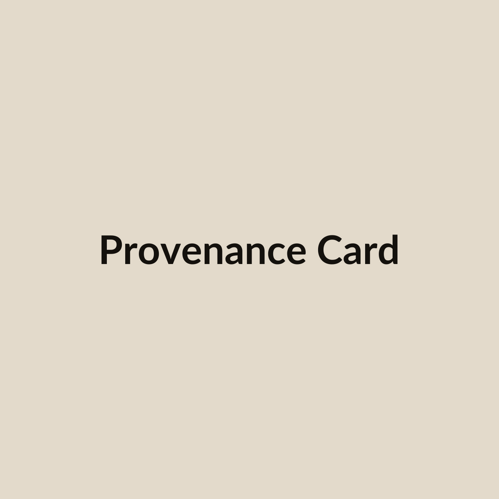 Da Hong Pao provenance card with COA QR (placeholder)